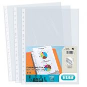 Bolsa 10 fundas multitaladro folio