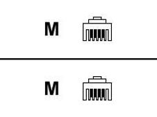 MCL - Cable de teléfono - RJ-11 (M) a RJ-11 (M) - 5 m