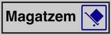 Placa aluminio adhesiva "magatzem"
