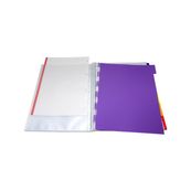 Carpeta gomas 50 fundas maxiplas pp+separadores