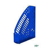Revistero plastico transparente azul oscuro