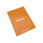 Bloc rhodia grapado A5 con tapa naranja dots