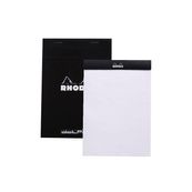 Bloc rhodia grapado numero 18 A4 con tapa negra dots
