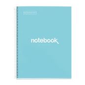 Miquel rius notebook 1 color A4 80 hojas 5x5 90g emotions azul cielo