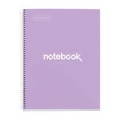 Miquel rius notebook 1 color A4 80 hojas 5x5 90g emotions lavanda