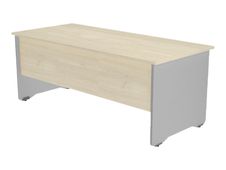 Rocada Work - Mesa - rectangular - blanco - aluminio base
