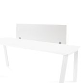 Panel divisor 40x136 melamina blanco - mesa individual