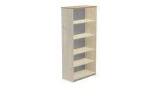 Armario estanteria alto sin puertas 195x90x45 estructura roble tapa roble
