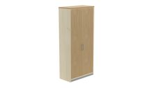 Armario alto con puertas 195x90x45 estructura haya puertas totales roble