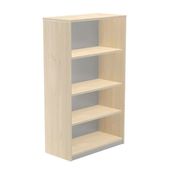 Armario estanteria medio sin puertas 156x90x45 estructura haya tapa haya