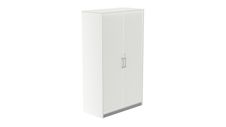 Armario medio con puertas 156x90x45 estructura blanca puertas blanco