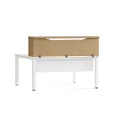 Modulo recepcion  140cm roble / roble. medidas 140x40x30cm. -mesa no incluida en el pr