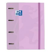 Oxford europeanbinder school A4 tapa extradura malva pastel