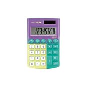 Calculadora 8 digitos pocket sunset turquesa-amarillo