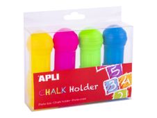 APLI - Soporte para tiza (paquete de 4)