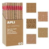 Rollo papel regalo 2x0,70 kraft fun