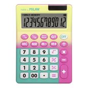 Calculadora 12 digitos sunset amarillo - rosa