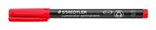STAEDTLER Lumocolor - Marcador - permanente - rojo - 0.4 mm - superfino