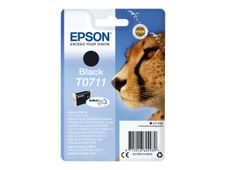 Epson T0711 - 7 ml - negro - original - cartucho de tinta - para Stylus DX9400, SX115, SX210, SX215, SX218, SX415, SX515, SX610; Stylus Office BX310, BX610