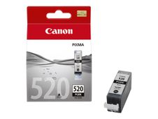 Canon PGI-520BK - 19 ml - negro - original - depósito de tinta - para PIXMA iP3600, iP4700, MP540, MP550, MP560, MP620, MP630, MP640, MP980, MP990, MX860, MX870