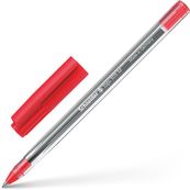 Boligrafo cristal tops 505 punta media rojo