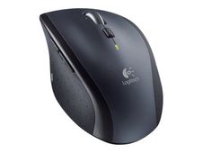 Logitech M705 - Ratón - diestro - laser - inalámbrico - 2.4 GHz - receptor inalámbrico USB - gris