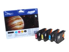 Brother LC1240 - Paquete de 4 - negro, amarillo, cián, magenta - original - blíster - cartucho de tinta - para Brother DCP-J525, J725, J925, MFC-J430, J5910, J625, J6510, J6710, J6910, J825