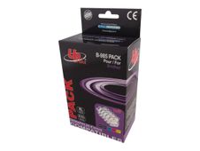 UPrint B-985 PACK - paquete de 5 - Capacidad XL - negro, amarillo, cián, magenta - compatible - cartucho de tinta (alternativa para: Brother LC985BK, Brother LC985C, Brother LC985M, Brother LC985Y)