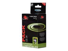 UPrint H-56/57 PACK - Paquete de 2 - Capacidad XL - negro, color (cian, magenta, amarillo) - compatible - refabricado - cartucho de tinta (alternativa para: HP 56, HP 57) - para HP Deskjet 450, 55XX; Officejet 6110; Photosmart 7150, 7350, 7550; psc 21XX,