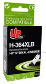UPrint H-364XLB - 20 ml - tamaño XL - negro - compatible - cartucho de tinta (alternativa para: HP CN684) - para HP Deskjet 35XX; Photosmart 55XX, 55XX B111, 65XX, 7510 C311, 7520, Wireless B110