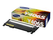 Samsung CLT-Y406S - Amarillo - original - cartucho de tóner (SU462A) - para Samsung CLX-3300, 3302, 3303, 3304, 3305, 3306, 3307, SCX-3300, 3301, 3305, 3306