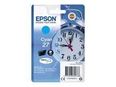 Epson 27 - 3.6 ml - cián - original - cartucho de tinta - para WorkForce WF-3620, WF-3640, WF-7110, WF-7210, WF-7610, WF-7620, WF-7710, WF-7715, WF-7720