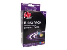 Pack  cartuchos compatibles.  brother uprint  lc223