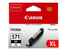 Canon CLI-571BK XL - 11 ml - Alto rendimiento - negro - original - depósito de tinta - para PIXMA TS5051, TS5053, TS5055, TS6050, TS6051, TS6052, TS8051, TS8052, TS9050, TS9055
