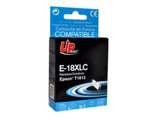 UPrint E-18XLC - 9 ml - cián - compatible - refabricado - cartucho de tinta (alternativa para: Epson T1802, Epson T1812) - para Epson Expression Home XP-102, 212, 215, 225, 312, 315, 322, 325, 405, 412, 415, 422, 425
