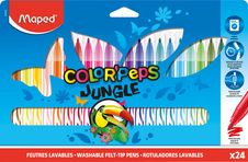 Maped Color'Peps Jungle - marcador - colores surtidos (paquete de 24)