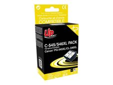 UPrint - Paquete de 2 - negro, color (cian, magenta, amarillo) - compatible - refabricado - cartucho de tinta (alternativa para: Canon CL-546XL, Canon PG-545XL) - para Canon PIXMA TR4551, TR4650, TR4651, TS3350, TS3351, TS3352, TS3355, TS3450, TS3451, TS