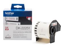Brother DK22251 - papel continuo de etiqueta - 1 bobina(s) - Rollo (6,2 cm x 15,24 m)
