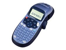 DYMO LetraTag LT-100H - Etiquetadora - B/N - térmica directa - rollo (1,2 cm) - 160 ppp - hasta 7 mm/segundo - cortador - impresión de 1 línea, impresión de 2 líneas, reloj en tiempo real
