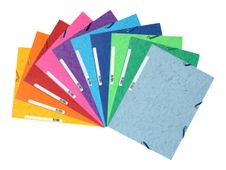 Carpeta c/goma 3 solapas a4 colores surtidos