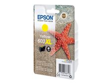 Epson 603XL - 4 ml - XL - amarillo - original - blíster - cartucho de tinta - para Expression Home XP-2150, 2155, 3150, 3155, 4150, 4155; WorkForce WF-2820, 2840, 2845, 2870