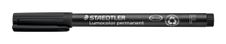 STAEDTLER Lumocolor 318 - Marcador - permanente - negro - 0.6 mm - fino