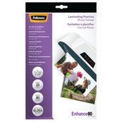 Fellowes Enhance - Brillante - paquete de 25 - 108 x 159 mm bolsas para laminación