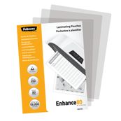 Fellowes Laminating Pouches - 80 micrones - paquete de 250 - glosario - 216 x 303 mm bolsas para laminación