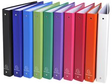 Exacompta - Archivador de anillas - ancho de la espina: 40 mm - para A4 - capacidad: 225 hojas - colores variados