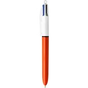 "BIC 4 Colours Original Fine - Bolígrafo  de 4 colores - negro, rojo, azul, verde - 0.8 mm - fino - retractil"