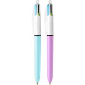 BIC 4 Colours FUN - Bolígrafo  de 4 colores - 1 mm - medio - retractil