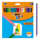 BIC KiDS Tropicolors 2 - Lápiz de color (paquete de 24)