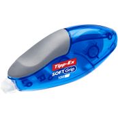Tipp-Ex SOFT GRIP - Rodillo de corrección - 4.2 mm x 10 m - blanco - película de poliéster - maleta azul transparente