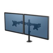 Fellowes Reflex Dual Monitor Arm - kit de montaje - brazo ajustable - para 2 monitores - negro, RAL 9017